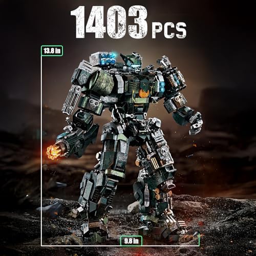 High GODO Mech Building Blocks Set 1403 Pieces