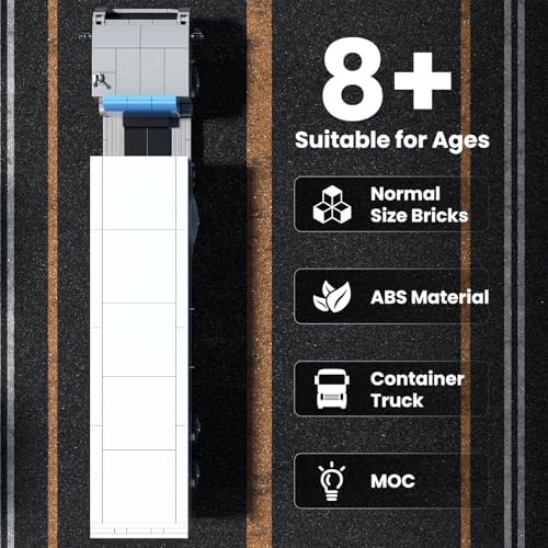 Mould King Container Truck Building Set 548 PCS