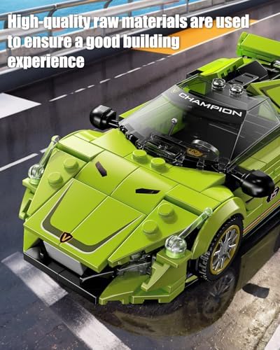 TYCOLE Super Sports Car Building Block Set with Display Case