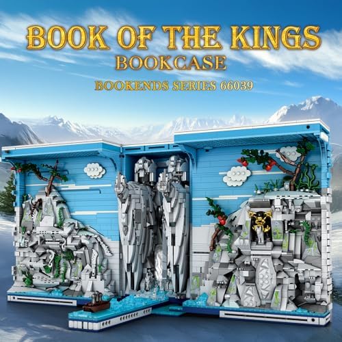 Books of The Kings Bookshelf Set with Light