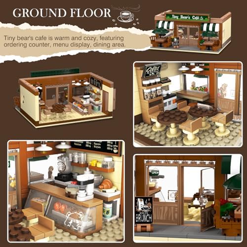 Insoon City Coffee House Building Set with Light