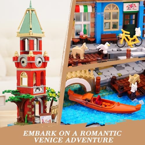 Venice Main Street Building Set for Adults 2155 PCS
