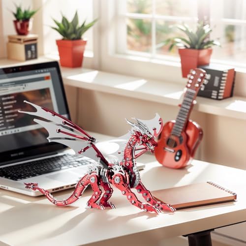 3D Metal Dragon Puzzle for Adults Collectible Mechanical Build