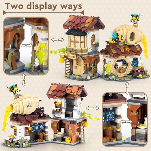 Honey Workshop Mini Building Set 1242 Pieces