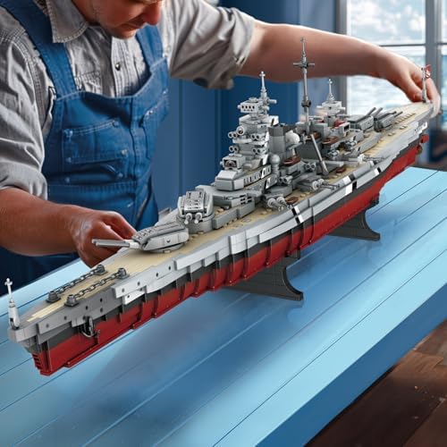 Bismarck Battleship Building Block Set - 2081 Pieces ABS Military Model