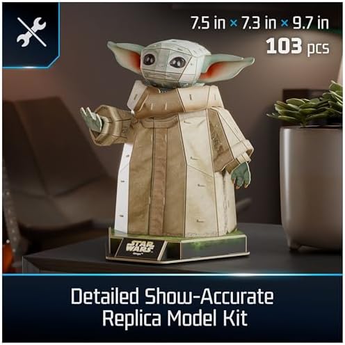 4D Build Star Wars Grogu 3D Model Kit