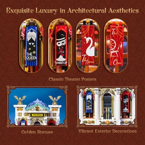 Pantasy Vintage European Grand Theater Building Set