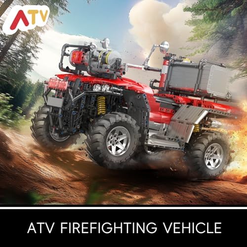 Mould King Fire Truck ATV Building Set 2100 Pcs