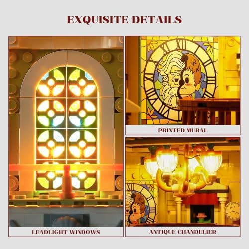 Funwhole Antique Store Lighting Building Bricks Set for Adults and Teens