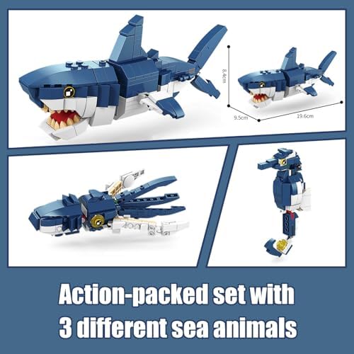 HIGH GODO Creator 3 in 1 Animals Building Set