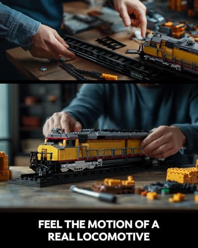 Nifeliz DDA40X Diesel Locomotive Building Set