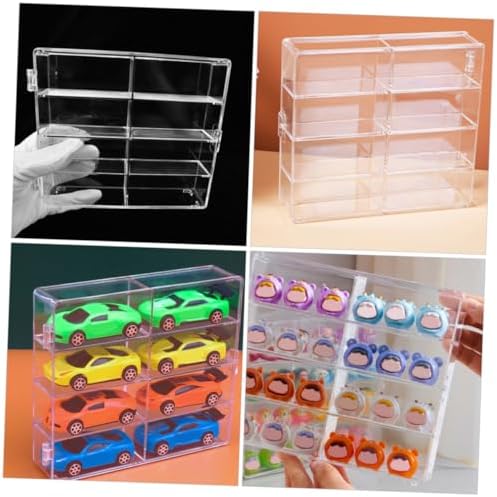 2pcs Acrylic Display Case Doors for Car Models and Collectibles