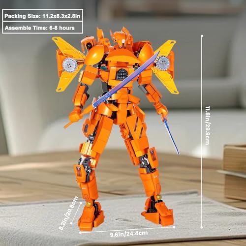 Mech Robot Building Blocks Set for Adults 601 Pieces