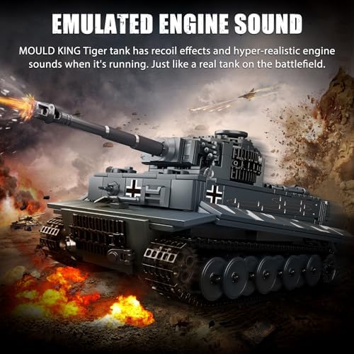 Mould King MOC Tiger Tank Building Blocks Toy 800 Pieces