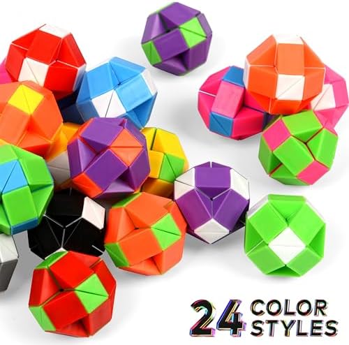 35 Pack Magic Snake Cube Toy for Kids and Adults