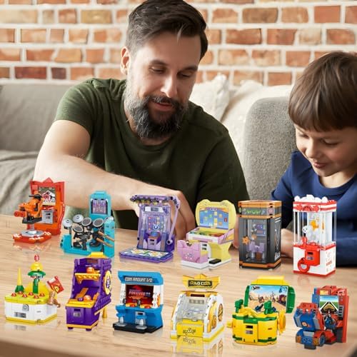 JMBricklayer 12-in-1 Mini Game Console Building Set