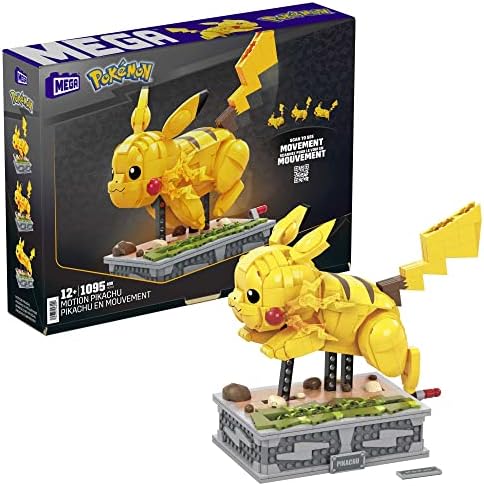 MEGA Pikachu Motion Figure Building Toy for Adults