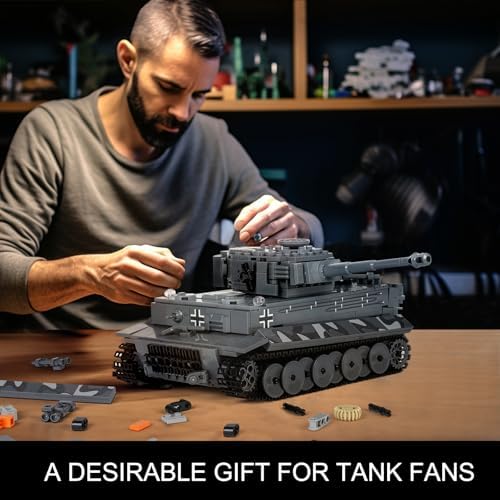 Mould King MOC Tiger Tank Building Blocks Toy 800 Pieces