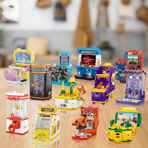 JMBricklayer 12-in-1 Mini Game Console Building Set