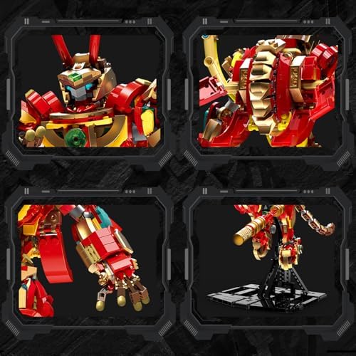 JMBricklayer Monkey King Mech Building Set for Kids and Adults