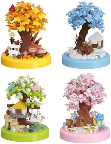 Tree House Bonsai Building Blocks Set 4 Pieces