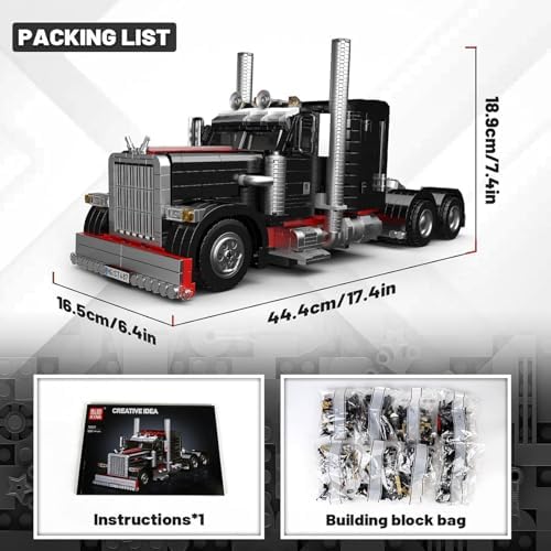 Mould King 10037 Heavy Duty Tow Truck Building Set