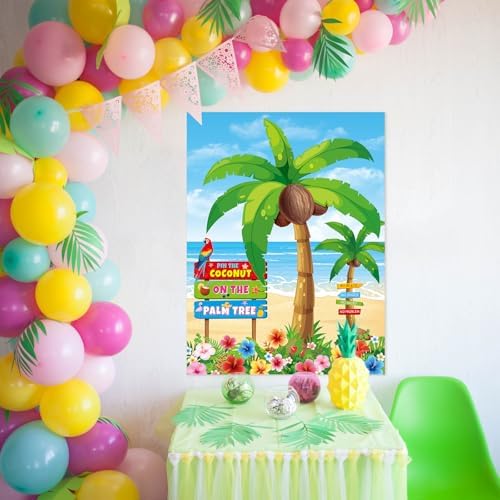 Faccito tropical party game with 24 pcs stickers