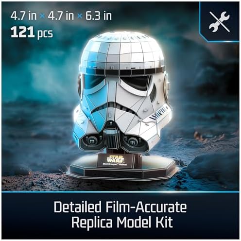 4D Build Star Wars Stormtrooper Helmet 3D Puzzle Kit