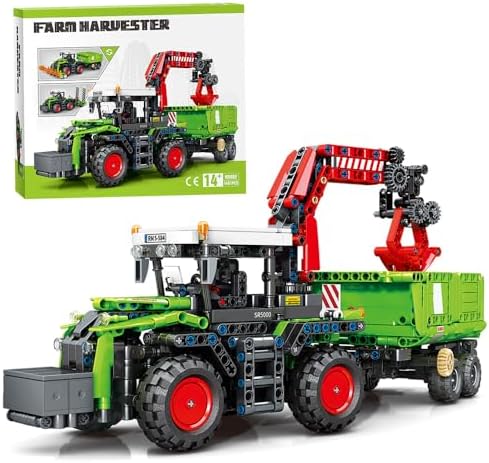 3 in 1 Harvester Tractor Building Set Toy 1481pcs