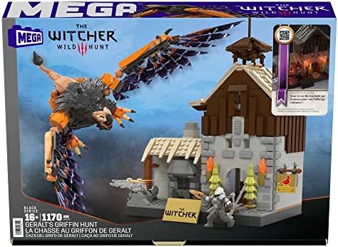 MEGA The Witcher Building Set with 1170 Pieces