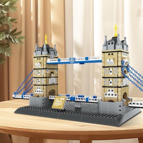 London Twin Tower Bridge Building Blocks Set 969 Pieces