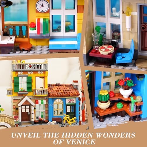 Venice Main Street Building Set for Adults 2155 PCS