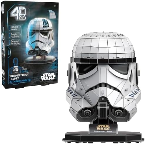 4D Build Star Wars Stormtrooper Helmet 3D Puzzle Kit