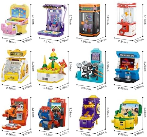 JMBricklayer 12-in-1 Mini Game Console Building Set