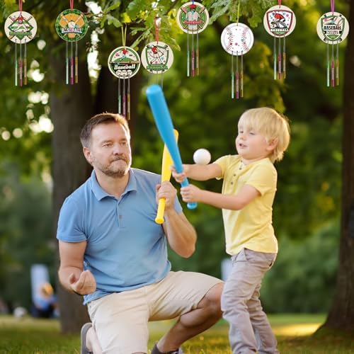 Fennoral 9 Pack Ball Wind Chime DIY Kit for Kids