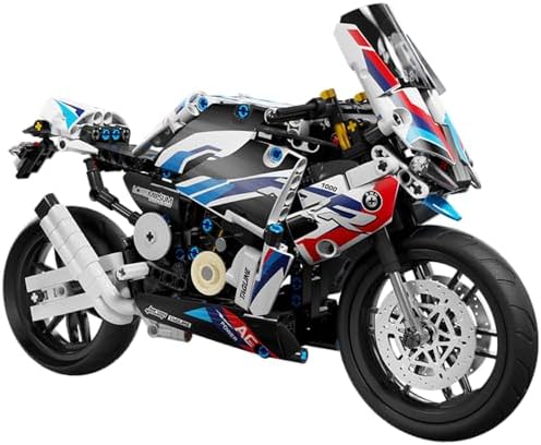 Uvini Motorcycle Building Block Set - 589 PCS Collectible Display Model Toy