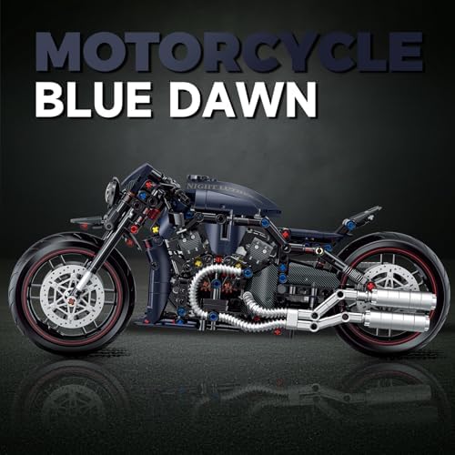18 Motorcycle Building Blocks Toy Kit 623PCS