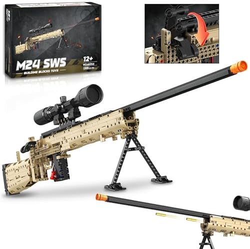 Fluorspar Blaster M24 Building Block Gun 11 Scale