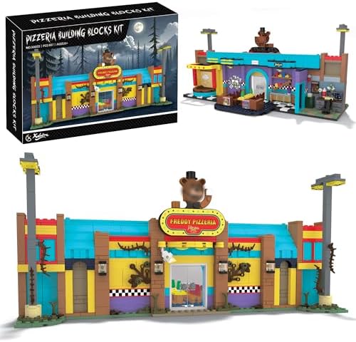 Five Nights Pizzeria Building Blocks Toy Set