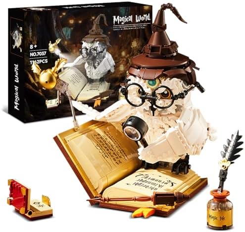 MOC Magic Owl Building Set for Adults and Kids 8