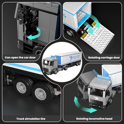 Mould King Container Truck Building Set 548 PCS