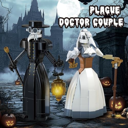 Plague Doctor Building Blocks Set - 500Pcs Medieval Themed Collectible Toy
