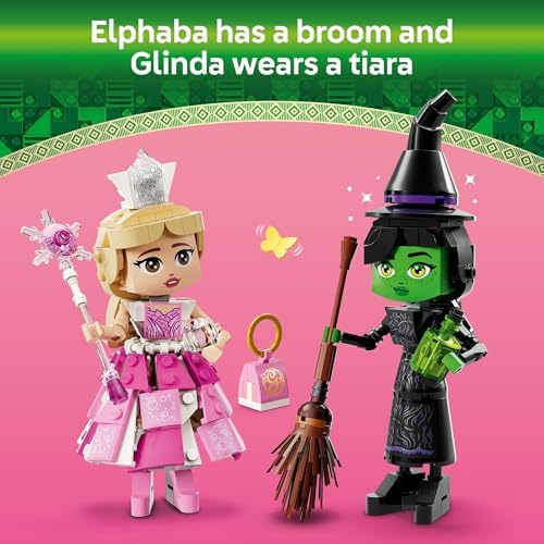 LEGO Wicked Elphaba Glinda Figures Building Set