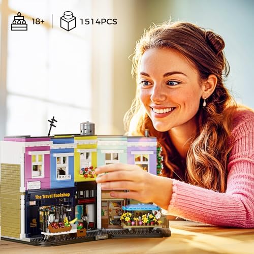 Notting Hill Building Block Set - 1514Pcs Compatible with Lego