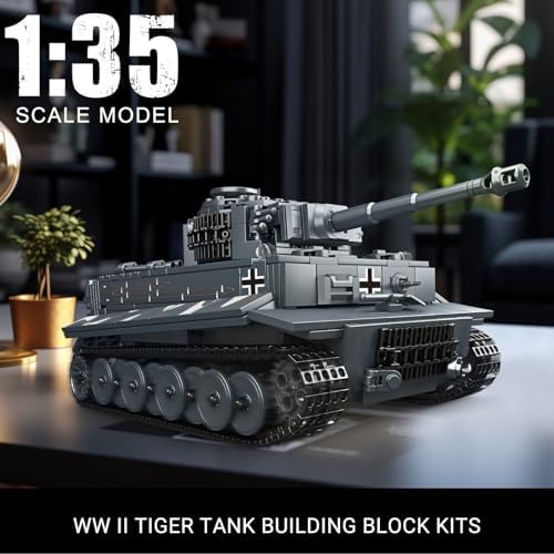 Mould King MOC Tiger Tank Building Blocks Toy 800 Pieces