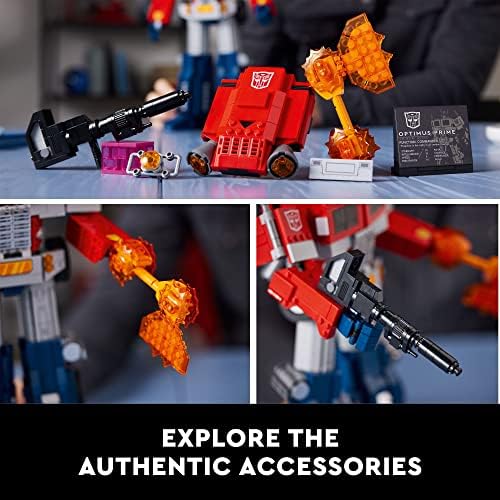 LEGO Icons Optimus Prime 2-in-1 Transforming Figure Set