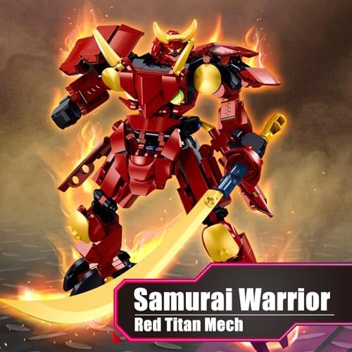 High GODO Samurai Mech Warrior Building Set 236 Pieces