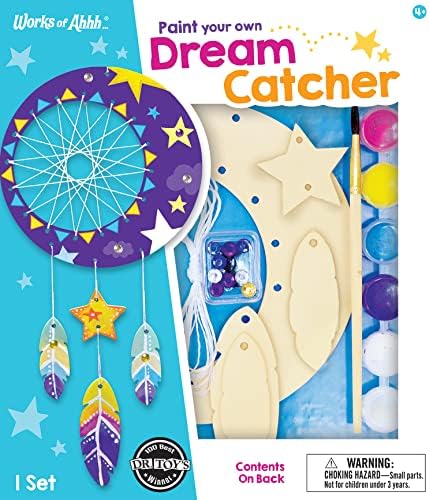 Works of Ahhh Craft Set Dream Catcher Classic Wood Paint Kit