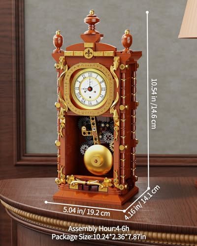 TYCOLE Vintage Pendulum Clock Building Set