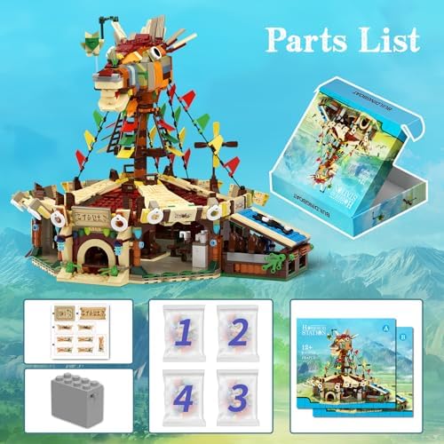 Horse Station Building Model Kit for Zelda Fans